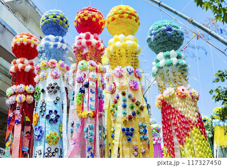 七夕祭り　仙台七夕　七夕 117327450