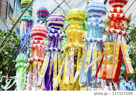 七夕祭り　仙台七夕　七夕 117327509