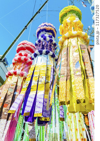 七夕祭り　仙台七夕　七夕 117327520