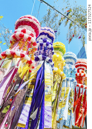 七夕祭り 仙台七夕 七夕 七夕祭り 仙台七夕 七夕 117327524
