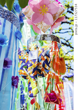 七夕祭り　仙台七夕　七夕 117327534