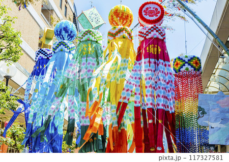 七夕祭り　仙台七夕　七夕 117327581