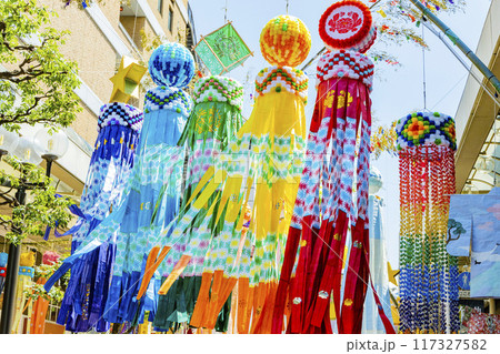 七夕祭り 仙台七夕 七夕 七夕祭り 仙台七夕 七夕 117327582