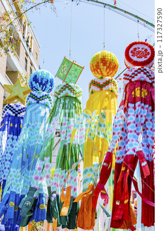 七夕祭り 仙台七夕 七夕 七夕祭り 仙台七夕 七夕 117327590