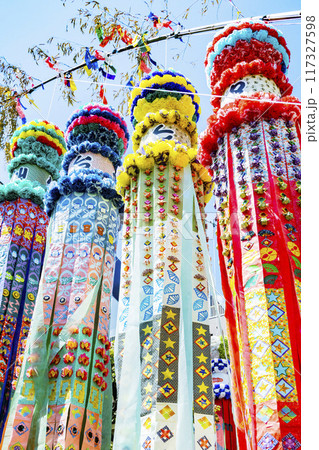 七夕祭り　仙台七夕　七夕 117327598