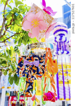 七夕祭り　仙台七夕　七夕 117327601