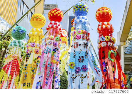 七夕祭り　仙台七夕　七夕 117327603