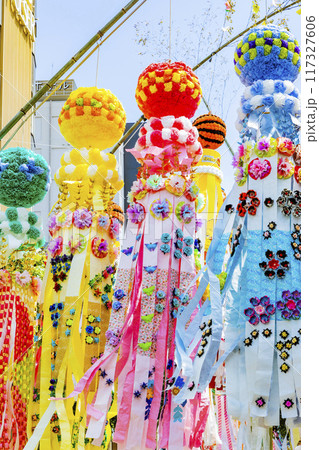 七夕祭り 仙台七夕 七夕 七夕祭り 仙台七夕 七夕 117327606