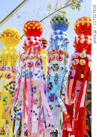 七夕祭り　仙台七夕　七夕 117327610