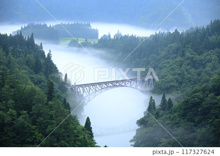 第一只見川橋梁（福島県・三島町） 117327624