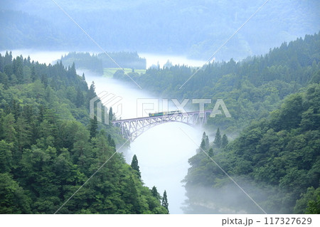 第一只見川橋梁(福島県・三島町) 第一只見川橋梁(福島県・三島町) 117327629