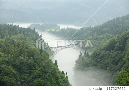 第一只見川橋梁(福島県・三島町) 第一只見川橋梁(福島県・三島町) 117327632