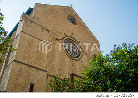 イタリアのナポリの街並み イタリアのナポリの街並み 117329257