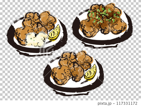 手繪日本插畫集炸雞、炸雞、雞南蠻 117331172