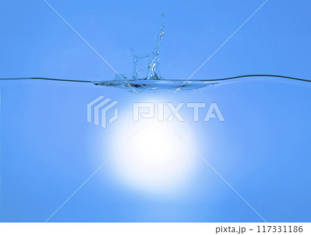 水面イメージの素材 117331186