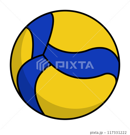 バレーボールのボール 117331222