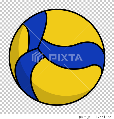 バレーボールのボール 117331222
