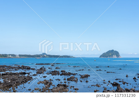 Seogwipo Jaguri Park seascape in Jeju island, Korea Seogwipo Jaguri Park seascape in Jeju island, Korea 117331230