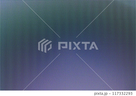 White dotted bright colored LED smd screen, closeup background 117332293