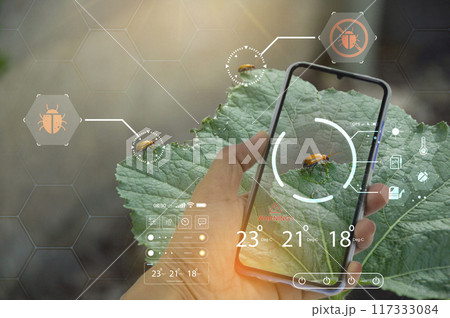 The concept of using AI and smart farming.. 117333084