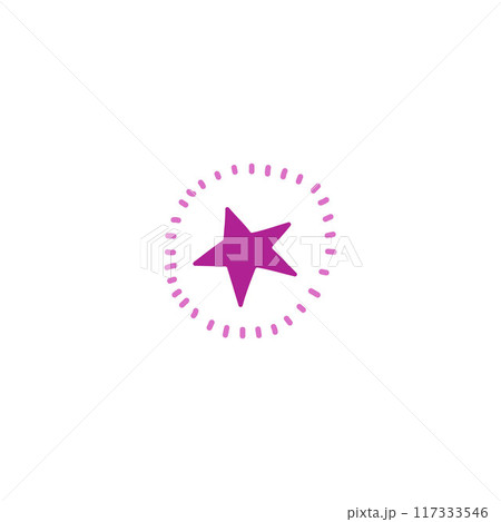 Star in circle vector icon, Wicca symbol of magic, esoteric and occultism, ritual sign, decorative design element Star in circle vector icon, Wicca symbol of magic, esoteric and occultism, ritual sign, decorative design element 117333546