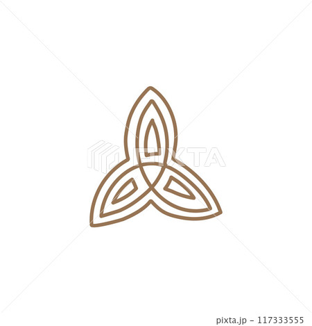 Esoteric alchemy vector sign for design on isolated background. 117333555