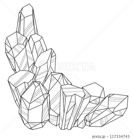 Background with crystals. Jewelry precious or semiprecious gem stones. Background with crystals. Jewelry precious or semiprecious gem stones. 117334743