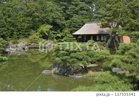 桂離宮　松琴亭遠望　京都市西京区桂 117335341