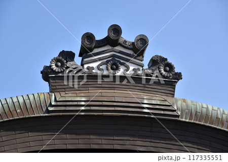 仙洞御所　大宮御所の飾り瓦　京都市上京区 117335551