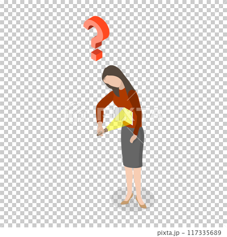 3D Isometric Flat Illustration of Inner World, Looking Inside Yourself 3D Isometric Flat Illustration of Inner World, Looking Inside Yourself 117335689