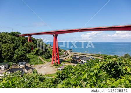 米山大橋 新潟県柏崎市青海川 米山大橋 新潟県柏崎市青海川 117336371