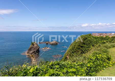 恋人岬 新潟県柏崎市 鴎が鼻展望台 恋人岬 新潟県柏崎市 鴎が鼻展望台 117336709