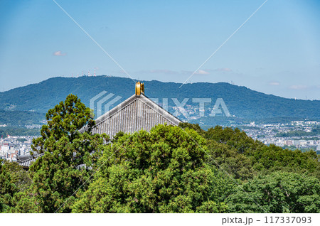 東大寺二月堂より大仏殿の眺め 117337093