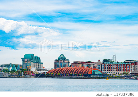 シンガポール　町並み 117337396