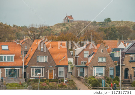 West-Terschelling at Terschelling island in the Wadden Sea - Holland or the Netherlands West-Terschelling at Terschelling island in the Wadden Sea - Holland or the Netherlands 117337781