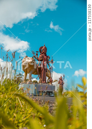 Ganga Talao or Grand Bassin in Mauritius - the biggest hundu temple outside of India Ganga Talao or Grand Bassin in Mauritius - the biggest hundu temple outside of India 117338130