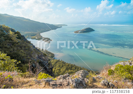Views during the Le Morne Brabant Hike - the highest point of Mauritius Views during the Le Morne Brabant Hike - the highest point of Mauritius 117338158