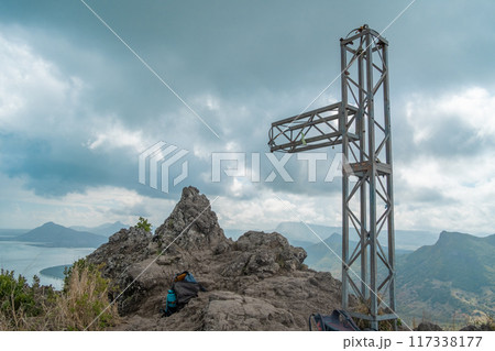 Top of the Le Morne Brabant Hike - the highest point of Mauritius Top of the Le Morne Brabant Hike - the highest point of Mauritius 117338177