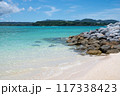 沖縄・古宇利ビーチの海（古宇利島） 117338423