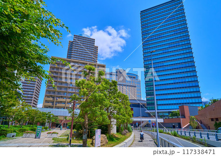 神奈川県川崎市幸区大宮町のミューザ通りから北側を見る 神奈川県川崎市幸区大宮町のミューザ通りから北側を見る 117338471