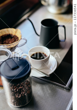 ホットコーヒー 117338541