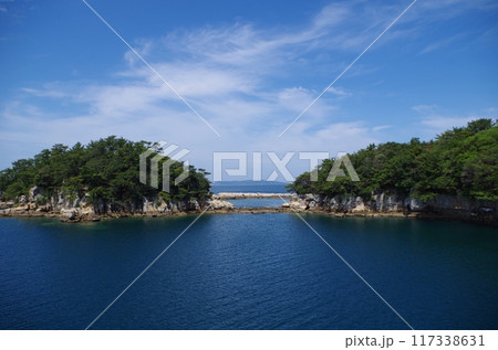 九十九島遊覧船より長南風島 九十九島遊覧船より長南風島 117338631