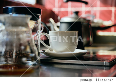 ホットコーヒー 117338737