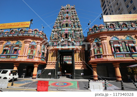 クアラルンプール 中華街のヒンドゥー教寺院 クアラルンプール 中華街のヒンドゥー教寺院 117340328