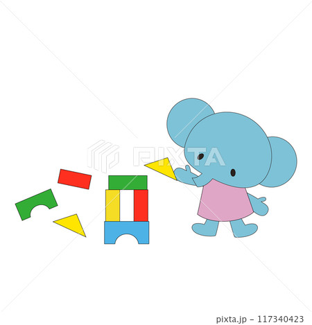 積み木あそび 117340423