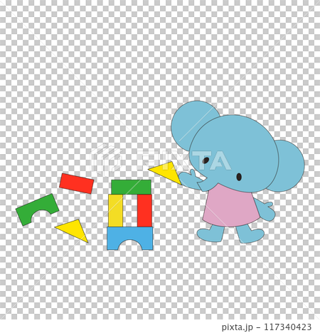 積み木あそび 117340423