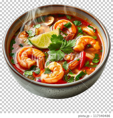 Tom Yum Goong Popular Thai Dish Worldwide PNG Transparency 117340486