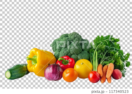 Assorted Fresh Vegetables for Thai Cuisine PNG Transparency Assorted Fresh Vegetables for Thai Cuisine PNG Transparency 117340523