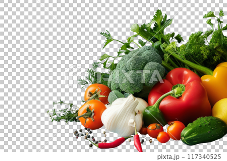 Fresh Assorted Vegetables for Healthy Meals Fresh Assorted Vegetables for Healthy Meals 117340525