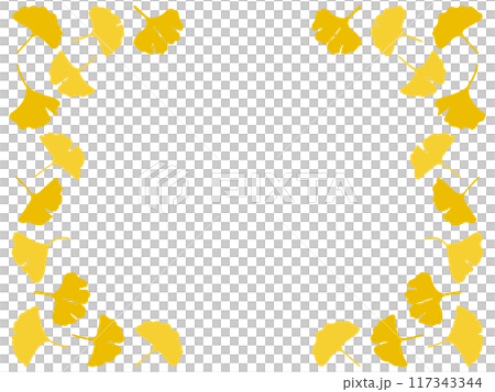 黃色銀杏框 117343344